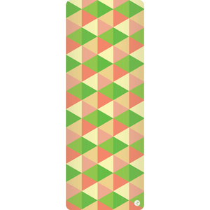 yogiterre FLOW yoga mat 4mm - triangle