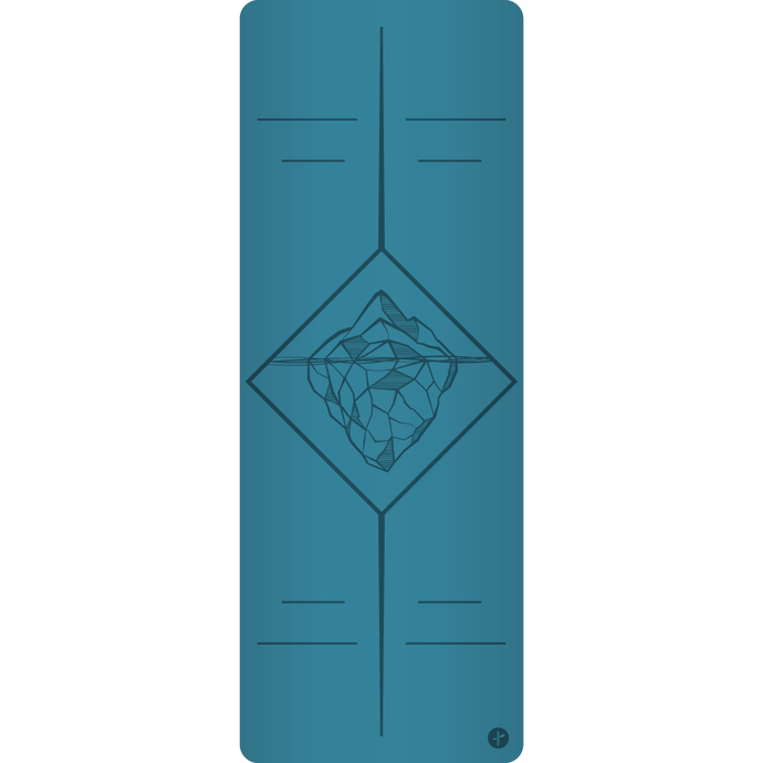 yogiterre ROOT yoga mat 5mm - ice berg