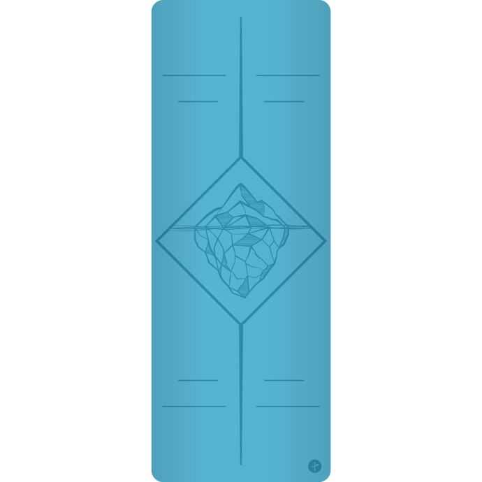 yogiterre ROOT yoga mat 5mm - ice berg