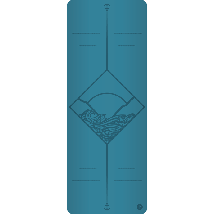 yogiterre ROOT yoga mat 5mm - ocean